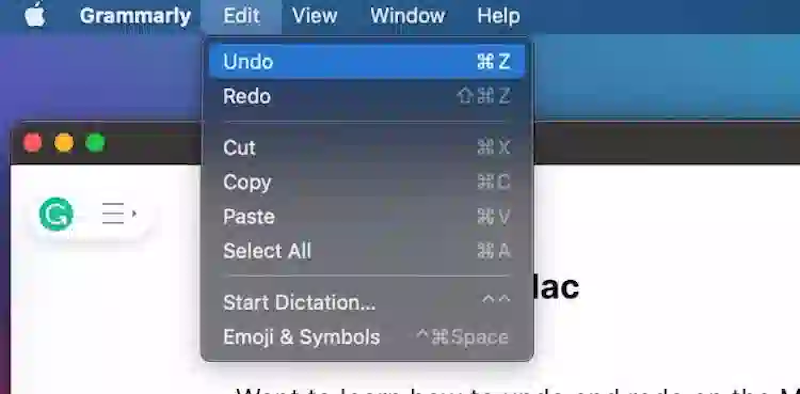 Chọn “Edit” chọn “Undo” để khôi phục lại file đã xóa nhanh chóng