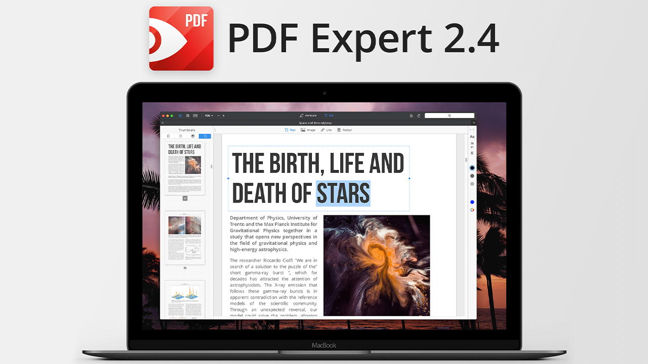 PDF Expert - ứng dụng mở, đọc, chỉnh sửa file PDF chuyên dụng trên MacOS