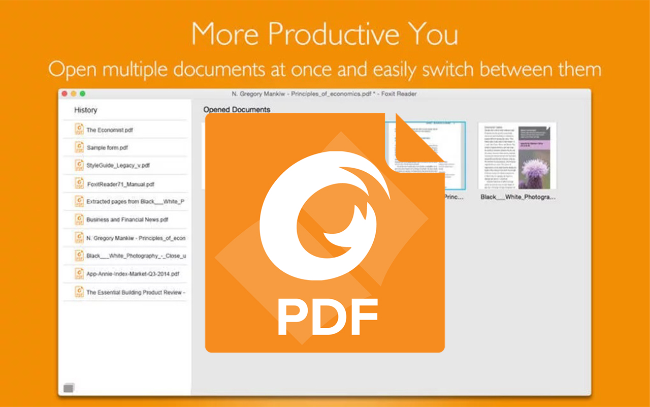 PDF Foxit Reader - Phần mềm mở, chỉnh sửa file PDF miễn phí trên Macbook