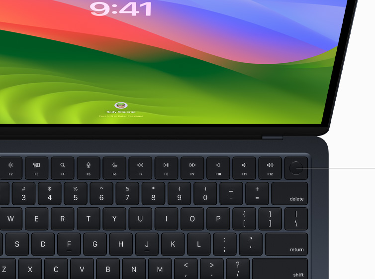 Bàn phím Magic Keyboard có đèn nền và nút Touch ID tiện ích giúp bạn làm tăng hiệu suất làm việc