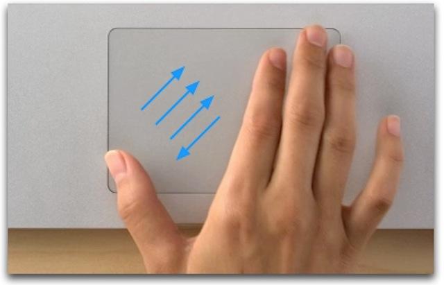Phóng to bằng ngón tay cái và ba ngón tay 14 thao tác cần biến trên Trackpad của Macbook