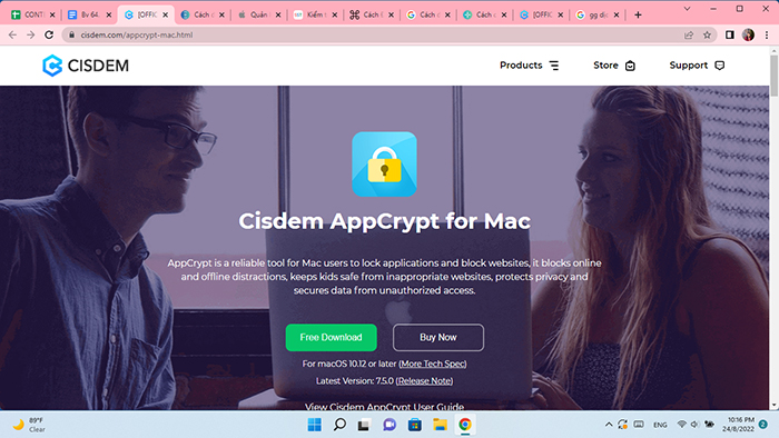 Cách cài mật khẩu ứng dụng trên MacBook